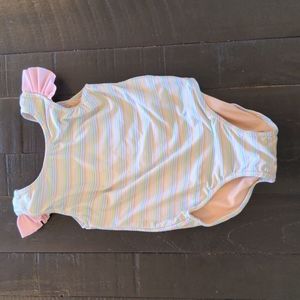 Pastel Stripe One Piece Swimsuit